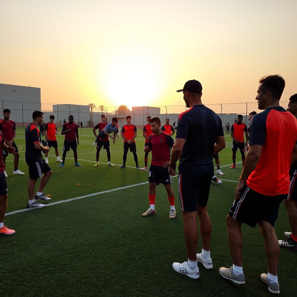 阿尔艾因教练组强化体能训练，备战关键战