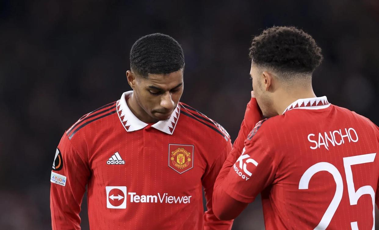 包含拉什福德锋无法收割，马赛险胜曼联的词条